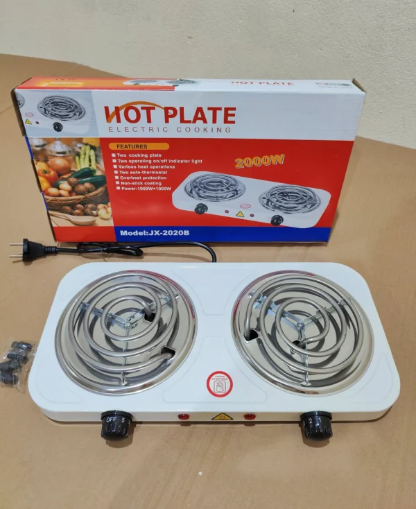 Hot Plate Double Electric Stove 2000Watt | Electric Stove 2000 Watt | Electric Cooker | Electric Coil Cooking Stove – Electric Cholha