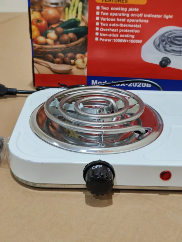 Hot Plate Double Electric Stove 2000Watt | Electric Stove 2000 Watt | Electric Cooker | Electric Coil Cooking Stove – Electric Cholha - Image 5