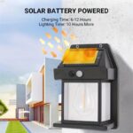 BrightGuard Solar Motion Sensor Wall Light – Outdoor Solar Induction Lamp for Home & Garden