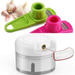 Best Electric & Mini Garlic Chopper – 2-in-1 Garlic Crusher Combo