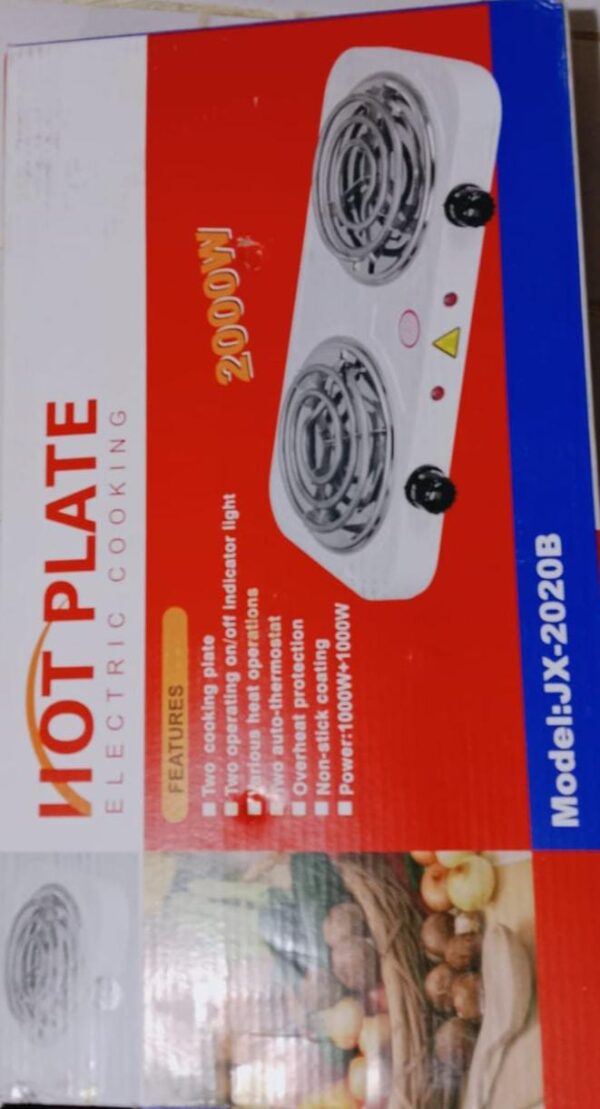Hot Plate Double Electric Stove 2000Watt | Electric Stove 2000 Watt | Electric Cooker | Electric Coil Cooking Stove – Electric Cholha - Image 3