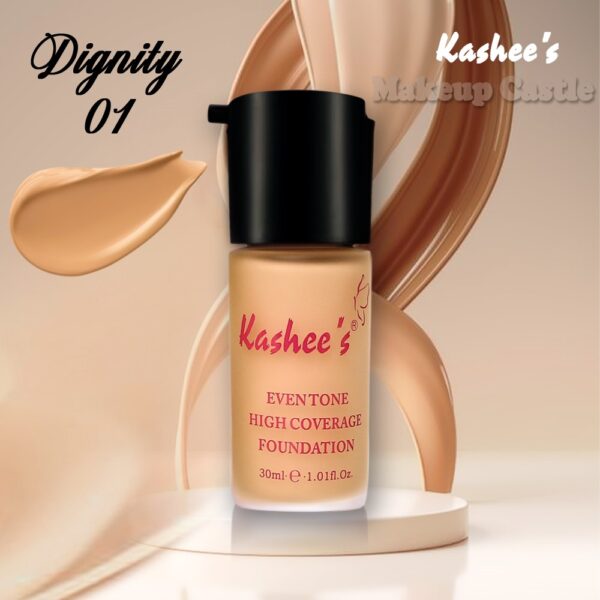 Kashees Foundation Liquid Foundation Eventone High Coverage - Image 2