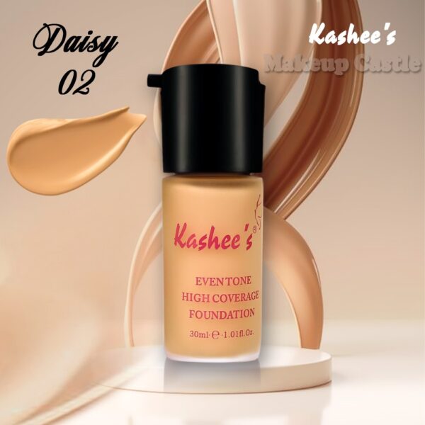 Kashees Foundation Liquid Foundation Eventone High Coverage - Image 3