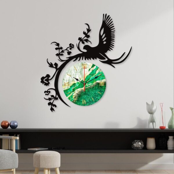 eagle dial clock Unique Designed Elegant Wall Clock | Wall Clock New Flying eagle Style For Home Decoration - Image 2