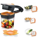 nicer dicer, 5-in-1 slicer, fruit cutter, vegetable chopper, kitchen tools, speedy chopper, food slicer, compact chopper, random color slicer
