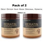 Premium Keratin Hair Mask Treatment – 500ml (Pack of 2) for shiny, healthy hair