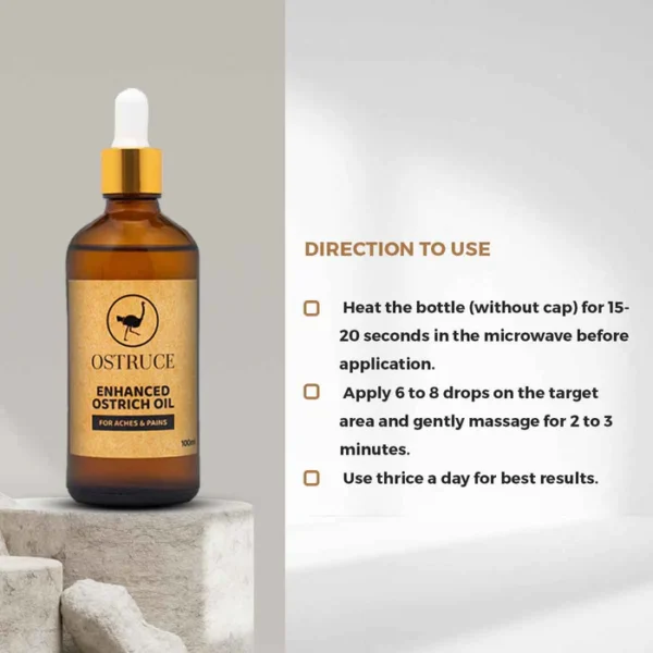 Ostruce Enhanced Ostrich Oil Revolutionizing Pain Relief with Nature’s Touch - Image 3