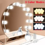GlamPro Vanity Mirror with Lights – Dimmable LED Bulbs for Flawless Makeup