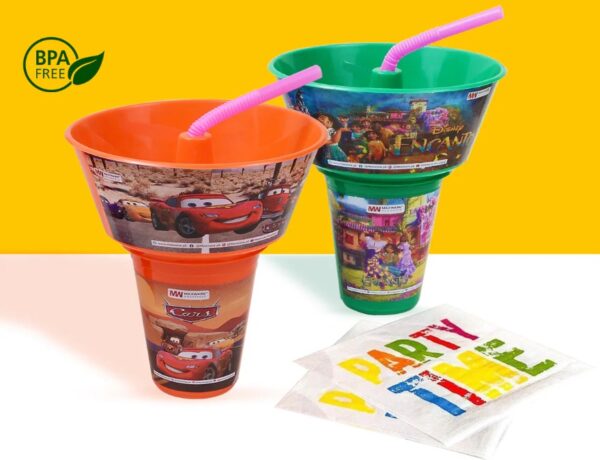 Best 2-in-1 Glass with Straw & Snack Tub for Kids – Juice Glass with Straw Pakistan - Image 3