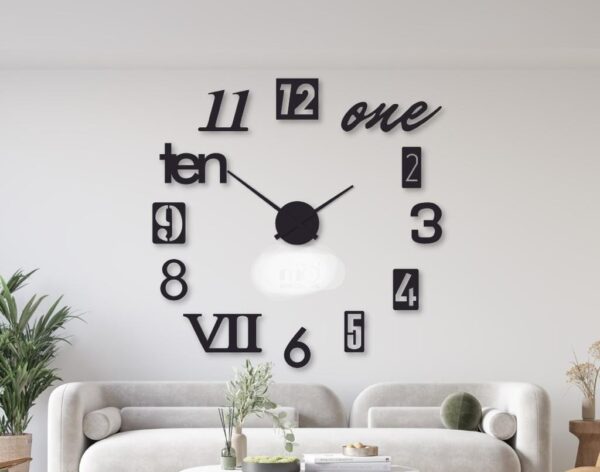 mix digit  DIY clock
