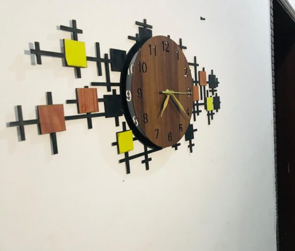 3D DIY Wall Clock Sticker – Silent Quartz Movement, Stylish Wall Art - Image 2