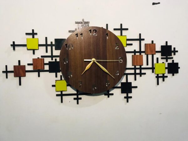 3D DIY Wall Clock Sticker – Silent Quartz Movement, Stylish Wall Art - Image 3