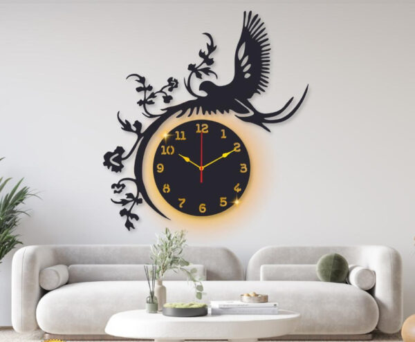 Eagle clock with light DIY clock
