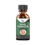 Fast-Acting Nail Fungus Treatment Serum bottle with applicator, promoting healthy nail growth."