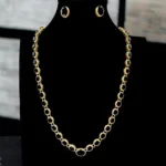 Oval Mala Set – Elegant Jewelry for Daily & Party Wear