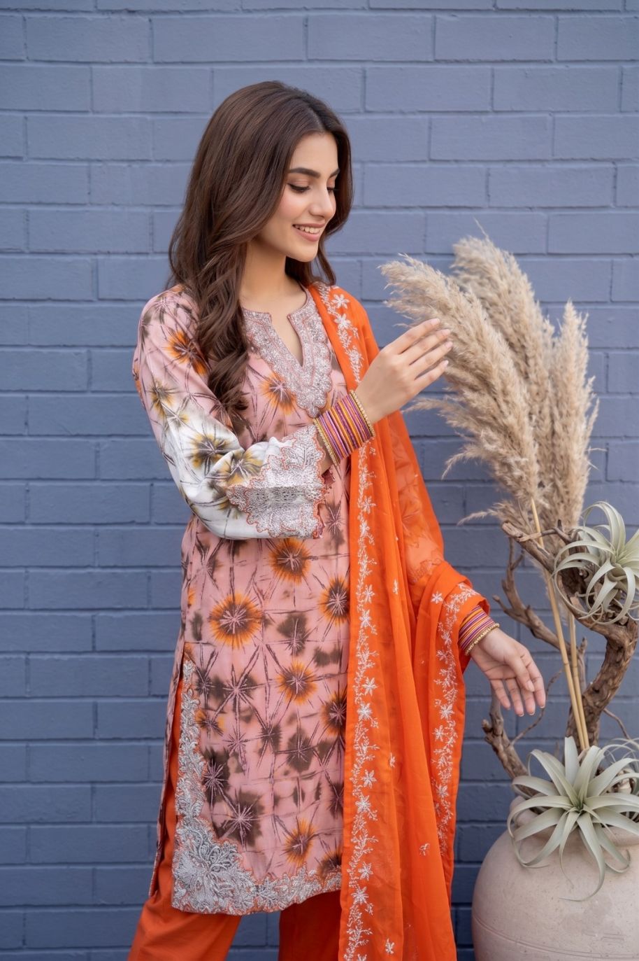 Women Shesha Silk Festive Suit - 4 Colors | Ready to Wear - Image 4